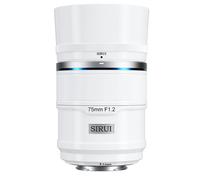 Objectif SIRUI Sniper 75mm F1.2 Autofocus Téléobjectif APS-C pour Fujifilm X-T4/X-T5/X-H1/X-H2/H2S/X-T3/X-T30/X-S10-Monture X-Blanc,75AS12X-W