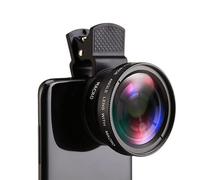 Objectif Smartphone 2 en 1 Kit De Lentilles De CaméRa,TéLéPhone CaméRa Objectifs Macro Fisheye Objectif De TéLéPhone,Kit D'Objectif pour Smartphone Kit De Clips D'Objectif 2 en 1