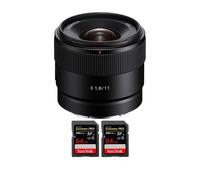 Objectif Sony E 11mm F1.8 + 2 SanDisk 64GB Extreme PRO UHS-II + Ebook 20 astuces pour des images qui claquent
