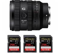 Objectif Sony FE 16-25mm f/2.8 G + 3 SanDisk 256GB Extreme PRO UHS-II + Ebook 20 astuces pour des images qui claquent