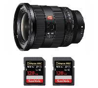 Objectif Sony FE 16-35mm f/2.8 GM II + 2 SanDisk 128GB Extreme PRO UHS-II + Ebook 20 astuces pour des images qui claquent