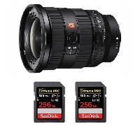 Objectif Sony FE 16-35mm f/2.8 GM II + 2 SanDisk 256GB Extreme PRO UHS-II + Ebook 20 astuces pour des images qui claquent