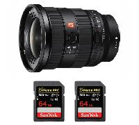 Objectif Sony FE 16-35mm f/2.8 GM II + 2 SanDisk 64GB Extreme PRO UHS-II + Ebook 20 astuces pour des images qui claquent