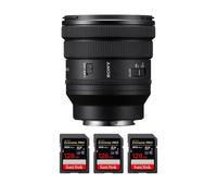 Objectif Sony FE 16-35mm PZ F4 G + 3 SanDisk 128GB Extreme PRO UHS-II + Ebook 20 astuces pour des images qui claquent