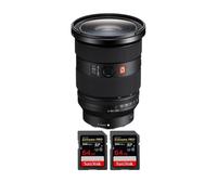 Objectif Sony FE 24-70mm F2.8 GM II + 2 SanDisk 64GB Extreme PRO UHS-II + Ebook 20 astuces pour des images qui claquent