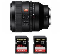 Objectif Sony FE 50mm F1.4 GM + 2 SanDisk 256GB Extreme PRO UHS-II + Ebook 20 astuces pour des images qui claquent
