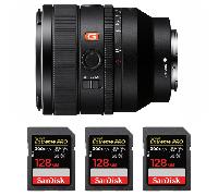 Objectif Sony FE 50mm F1.4 GM + 3 SanDisk 128GB Extreme PRO UHS-II + Ebook 20 astuces pour des images qui claquent