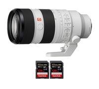 Objectif Sony FE 70-200mm F2.8 GM OSS II + 2 SanDisk 128GB Extreme PRO UHS-II + Ebook 20 astuces pour des images qui claquent