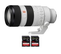 Objectif Sony FE 70-200mm F2.8 GM OSS II + 2 SanDisk 64GB Extreme PRO UHS-II + Ebook 20 astuces pour des images qui claquent