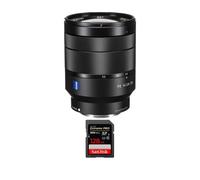 Objectif Sony Vario-Tessar T* FE 24-70mm f/4 ZA OSS + 1 SanDisk 128GB Extreme PRO UHS-II + Ebook 20 astuces pour des images qui claquent