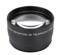 Objectif téléconvertisseur grossissant x 58 mm, objectif haute définition avec verre optique de qualité supérieure pour objectifs d'appareil photo de 58 mm de diamètre