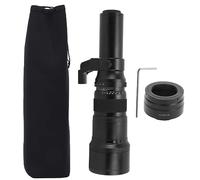 Objectif téléobjectif 500mm F6.3 à 4 éléments - Qualité Optique supérieure, Alliage Robuste, adapté aux appareils R Mount avec convertisseur T2 RF - Idéal astrophotographie et (Noir)