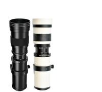 Objectif téléobjectif Zoom Manuel 420-800 mm F8.3 Compatible avec la Monture Canon T for boîtier Plein Format(Black,for A)