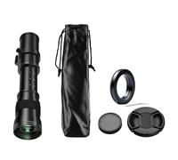 Objectif téléobjectif Zoom Manuel 420-800 mm F8.3 Compatible avec Les Reflex numériques Canon EOS R1 à Monture EF (D850, D7500, D3400, D750 et D810).(for A Mount)