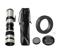 Objectif téléobjectif Zoom Manuel 420-800 mm F8.3 Compatible avec Les Reflex numériques Canon EOS R1 à Monture EF (D850, D7500, D3400, D750 et D810).(for EF 02)