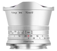Objectif TTArtisan APS-C 7,5 mm F/2.0 à monture Nikon Z argenté