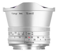 Objectif TTArtisan APS-C 7,5 mm F/2.0 monture Sony E argenté