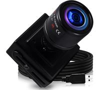 Objectif varifocal USB Caméra Full HD 1080P USB Webcam Mini caméra 2 MP haute vitesse @ 100 fps USB avec caméra, webcam USB 2.0, Plug & Play, caméra USB Varifocale variable 2,8-12 mm avec UVC pour