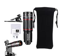 Objectif zoom pour téléphone | Objectif zoom grand angle | Accessoires d'appareil photo de téléphone multifonctionnels, objectif portable pour téléphone intelligent pour concerts, événements sportifs