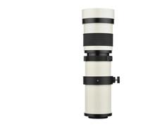 Objectif Zoom Super téléobjectif MF 420-800 mm F/8.3-16 à Monture T avec Bague d'adaptation Universelle, Filetage 1/4, Compatible avec Canon(Black)
