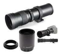 Objectif zoom téléobjectif moyen plein format 420-1600 mm F8.3 pour Canon RF/EF/EF-S/EF-M Fuji XF Nikon Z/F Sony E M4/3 L Pentax noir