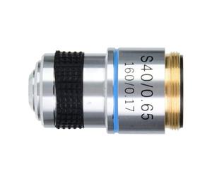 Objectifs Achromatiques 40X 185 Objectif Microscope 40 0.65 160 0.17 SP Lentille éLiminer Les Reflets IndéSirables pour Le Microscope Biologique