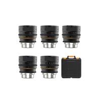 Objectifs cinéma DULENS APO Mini 31 mm, 43 mm, 58 mm et 85 mm T2.4 à focale Fixe, manuels, Grande Ouverture, compatibles avec Les appareils Photo Canon et EF/PL.(5 Lens kit,PL-Mount)