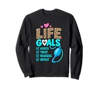 Objectifs de Vie Évaluer Traiter Réévaluer Répéter l'infirmière RN Sweatshirt