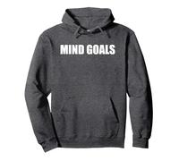 Objectifs mentaux Sweat à Capuche, Unisexe pour Adultes, Chiné Foncé, M