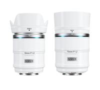 Objectifs SIRUI Sniper 16mm&75mm-Autofocus APS-C F1.2 Grand Angle-Fujifilm X-Mount (X-T4/X-T5/X-H1/X-H2/H2S/X-T3/X-T30/X-S10)-Blanc-Set de 2,AS-2S-XW