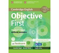 Objective First Student's Book without Answers with CD-ROM with Testbank