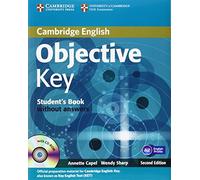 Annette Capel & Wendy Sharp – Objective Key for Schools – Student's Book + CD-ROM (sans corrigés)