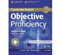 Objective proficiency self-study student's book with answers - Annette Capel - Klett Libri - Poche - Scolaire / Universitaire