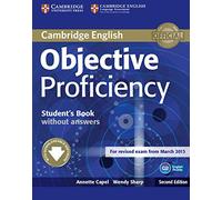 Objective Proficiency Student's Book without Answers with Downloadable Software-