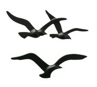 Objet de decoration murale Boltze - 2018897 - Birdy Decoration Murale Murale en metal Motif Maritime Noir