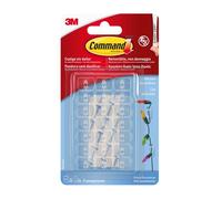 Command Crochets Décoratifs Bandes Transparentes 17026CLR, Incolore, Mini