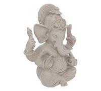 Objet déco Statue Ganesh en résine Beige Effet sablé H 25 cm - Atmosphera