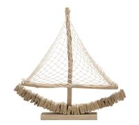 Objet décoratif à Voile en bois Mauro Ferretti Marron 45x7x45 cm