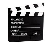 Boland 44208 - Rabat de film env. 18 x 20 cm, réalisateur, cinéma, appareil photo et action - Accessoire pour carnaval et soirées à thème, accessoires de costume