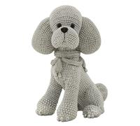 Objet décoratif Caniche Mauro Ferretti Sparky Gris 14,5x10x19 cm