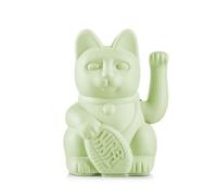 Objet decoratif Donkey - 330548 - Lucky Cat Light Green Chat japonais Maneki Neko Vert clair 15 cm