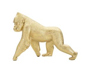 Objet décoratif frontale Mauro Ferretti Gorilla Doré 29,7x11,5x21,8 cm