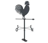 Louis Moulin – Girouette Coq – 45x74 cm – Anthracite – Made in France
