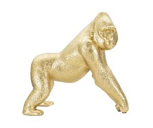 Objet décoratif laterale Mauro Ferretti Gorilla Doré 24,3x13,9x22,8 cm