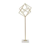 Objet décoratif Mauro Ferretti Cube Doré 16x18x52 cm