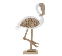 Objet décoratif Mauro Ferretti Flamingo Blanc 31x9x56 cm