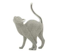 Objet décoratif Mauro Ferretti Gatti Sparky Gris 17,5x9x26 cm