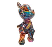 Objet décoratif Mauro Ferretti Orsetto Psyco A Multicolore 10,5x12x23,5 cm