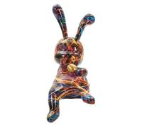 Objet décoratif Mauro Ferretti Rabbit Psyco B Multicolore 21,5x10x22 cm