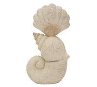 Objet décoratif Mauro Ferretti Shell Beige 17,2x10x30,2 cm